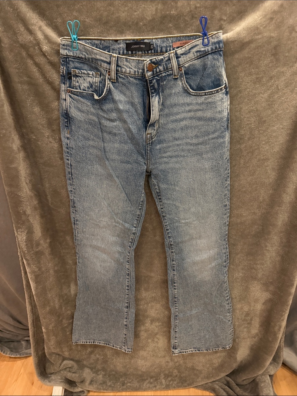Johnny Was Light Wash Women's Milan Bootcut Jeans